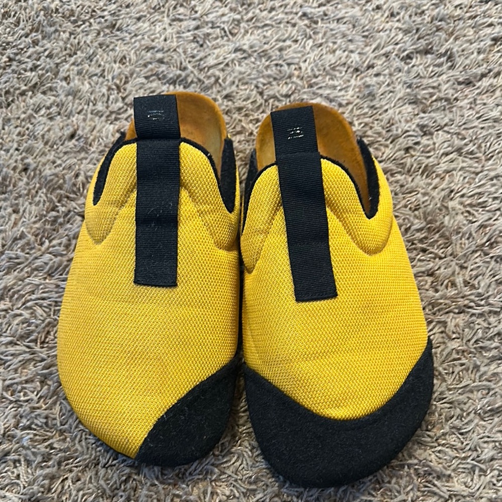 Yellow and Black Shoes